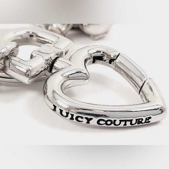 Juicy Couture Silver/ Pink Tone 🩷 Bow And Arrow Keychain - Picture 5 of 5